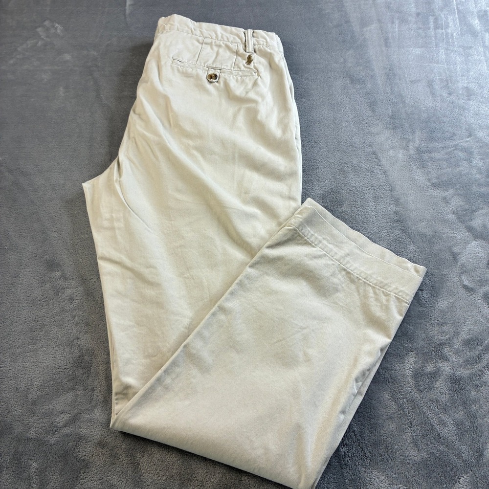Polo Ralph Lauren Mens Stretch Straight Fit Chino Pants‎ Khaki Tan 35x31